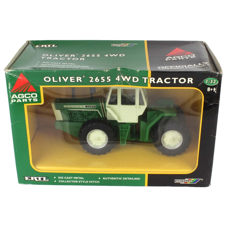 (B&D) 1/32 Oliver 2655 4WD Tractor with Singles - Damaged Box