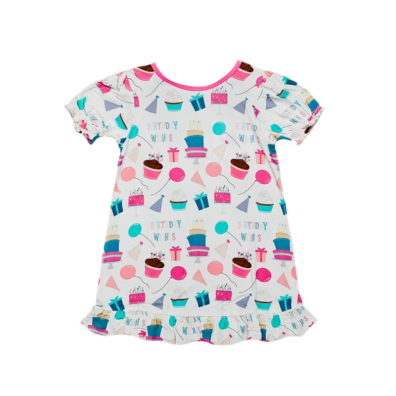 Belle Cher Birthday Girl Bamboo Nightgown