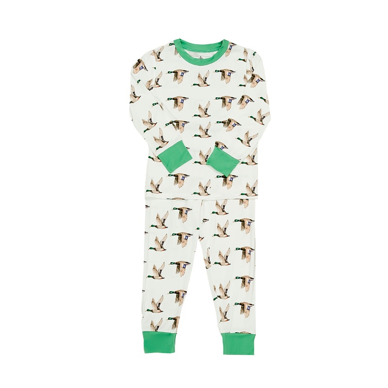 Belle Cher Mallard Duck Bamboo 2Pc Pajamas