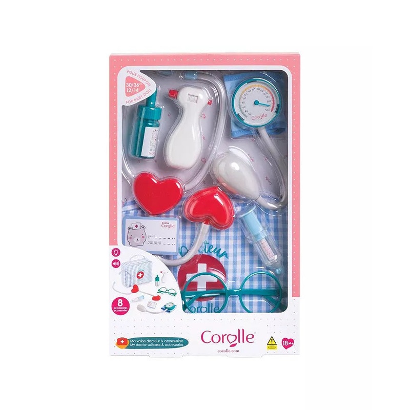 Corolle 12" & 14" Doctor Set for Baby Doll