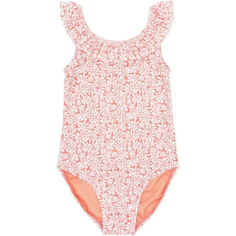 Feather 4 Arrow Papaya Vacay Ruffle One-Piece Swimsuit