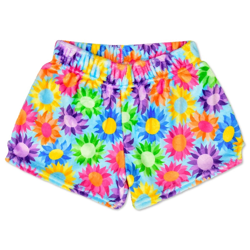 iScream Colorful Sunflowers Plush Shorts