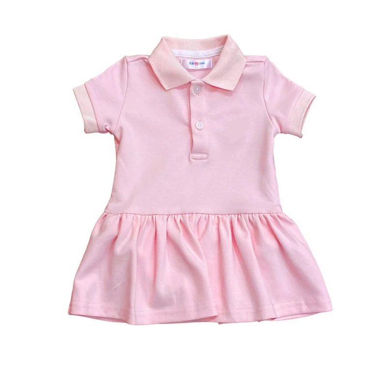 Lulu Bebe Bubblegum Polo Dress