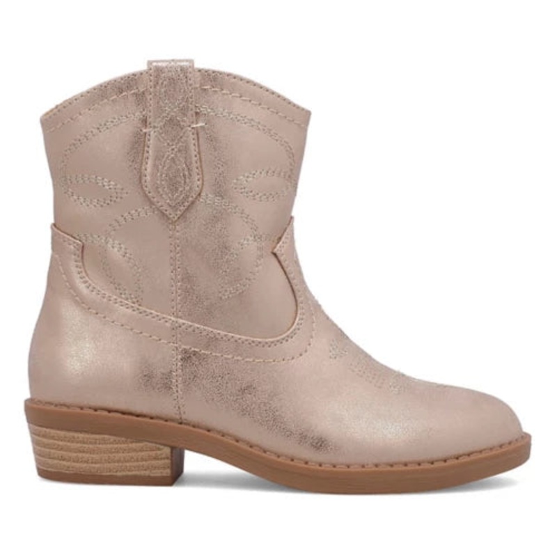 Mia Shoes Little Kita Western Boots - Dusty Gold