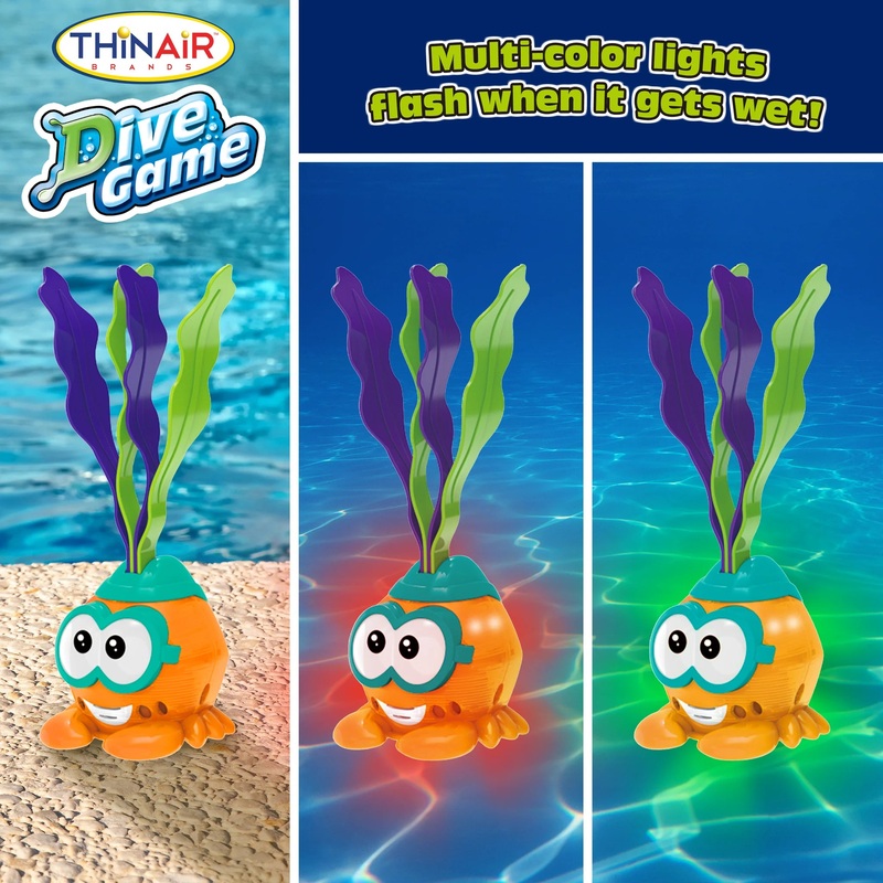 Scooby Duck Hermit Crab Water Light-Up Dive Toy