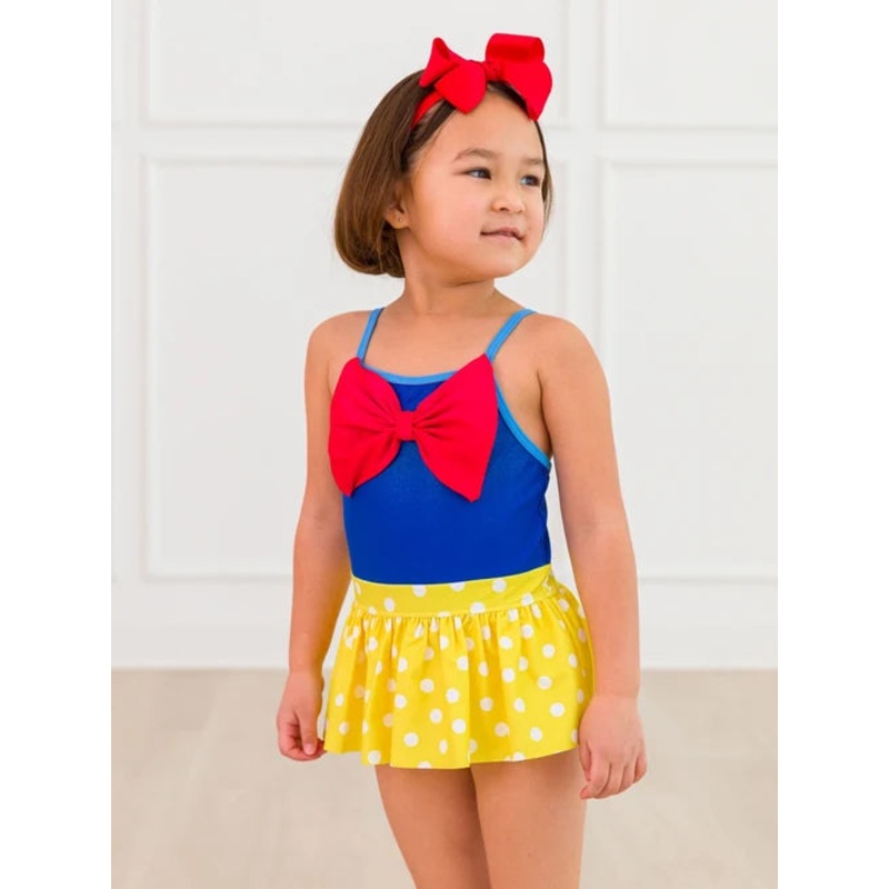 Apple Princess Skirted One Piece Swimsuit