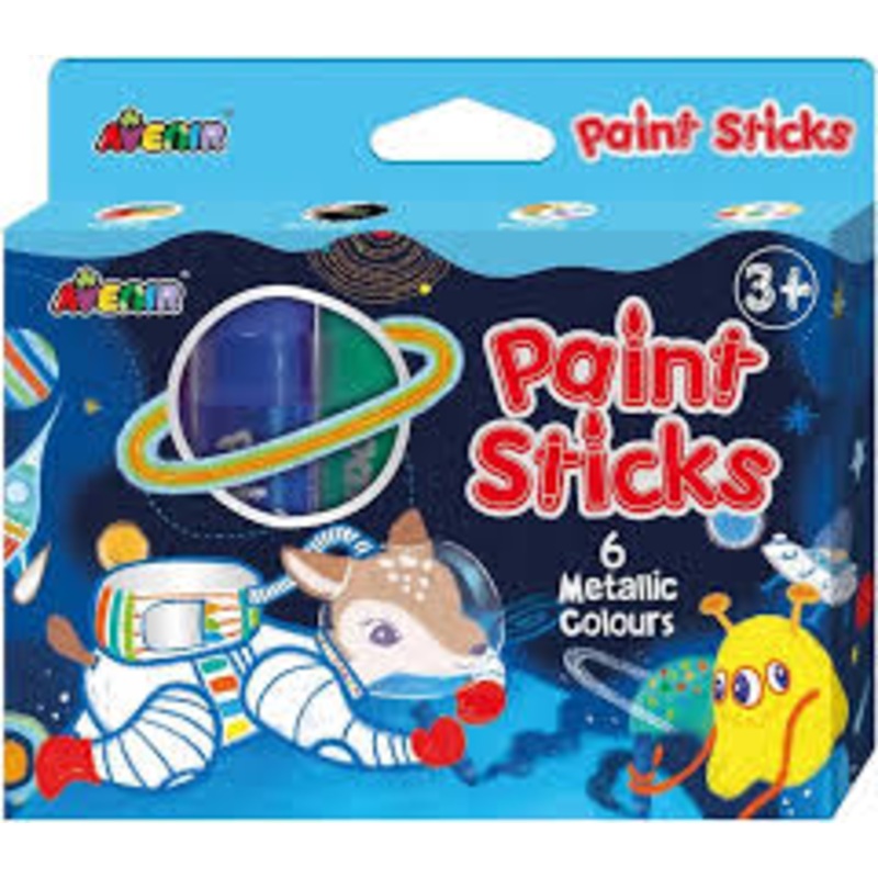 Avenir Set of 6 Metallic Paint Sticks