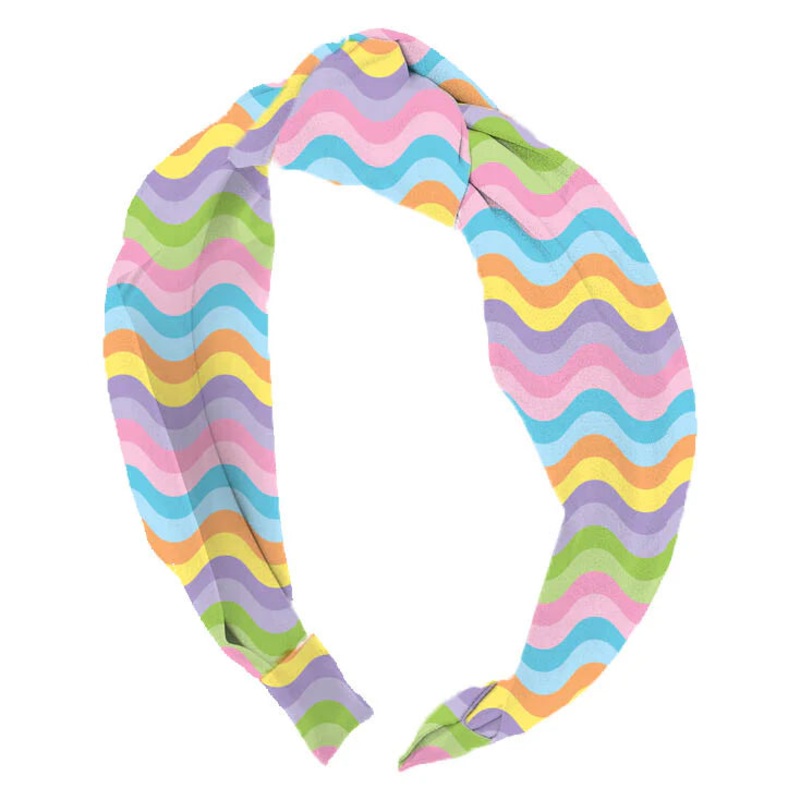 Azarhia Knotted Headband - Spring Waves