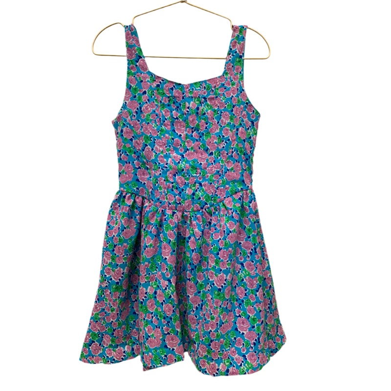 Flowers by Zoe Blue & Pink Floral Dress