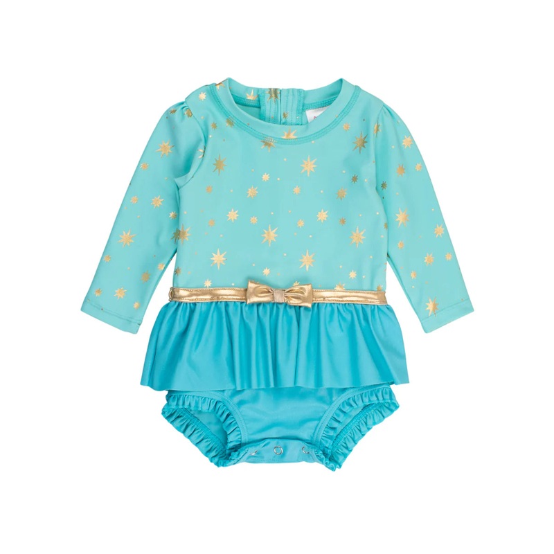 Genie Princess Long Sleeve Skirted One Piece