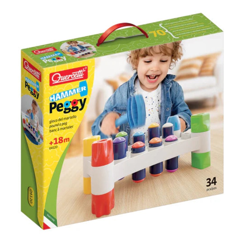 Hammer Peggy 34pc Toddler Building Set