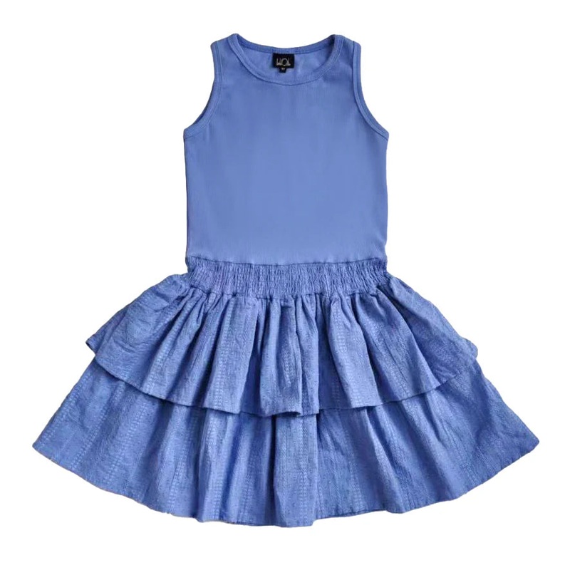 Little Olin Periwinkle Tank Dress