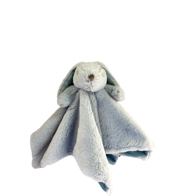 Mon Ami Faith Bunny Blue - Security Blankie