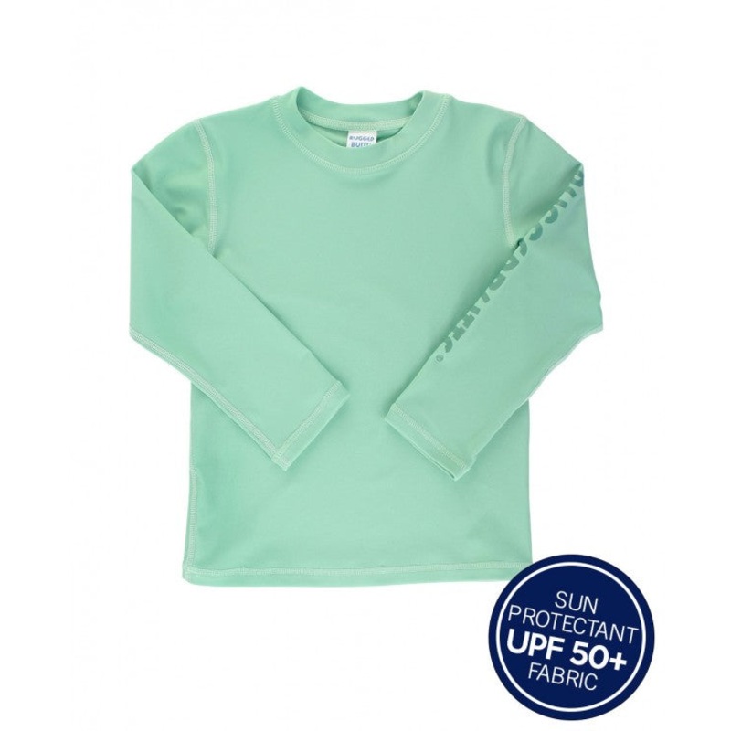 Rugged Butts Long Sleeve Rash Guard - mint