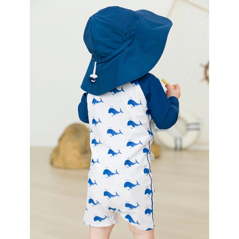 Ruggedbutts Whale Friends One Piece Rashguard