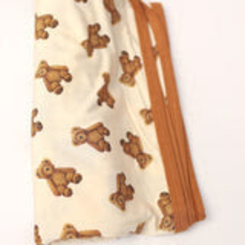 Southern Slumber Teddy Bear Bamboo Swaddle Blanket