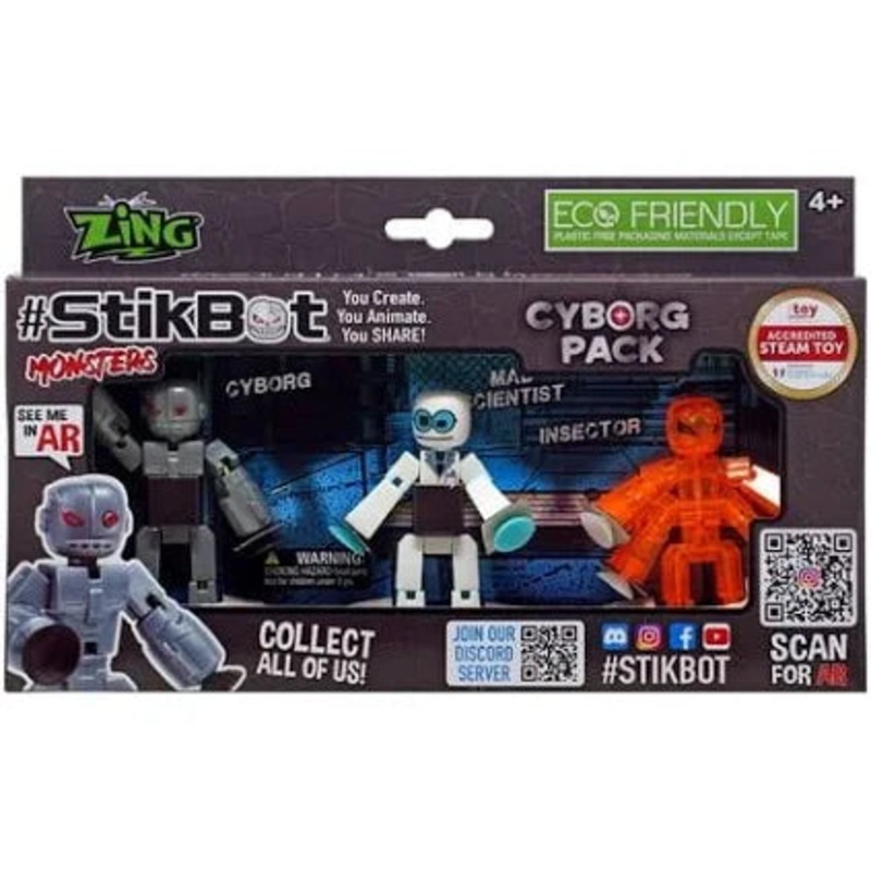 Stikbot Monsters Cyborg Pack