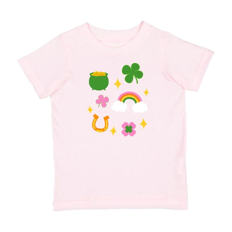 Sweet Wink Lucky Doodle St. Patrick's Day Short Sleeve Tee