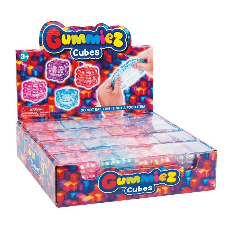 TOY TOWER Gummiez Cubes Squish Toy