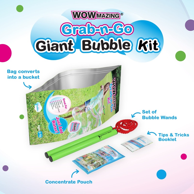 Wowmazing Grab-n-Go Giant Bubble Kit