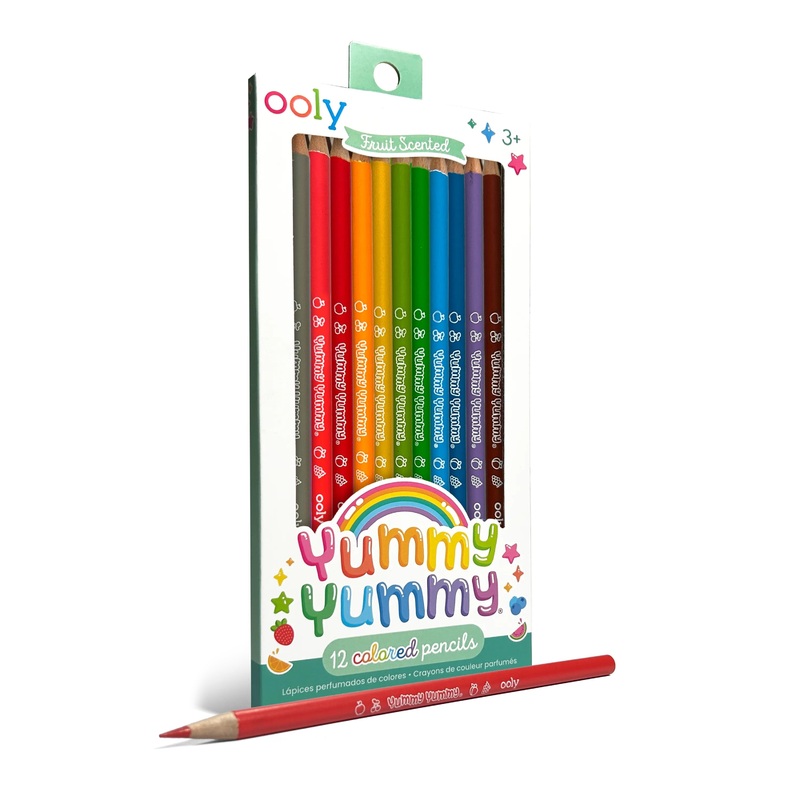 Yummy Yummy Scented Colored Pencils - Set of 12