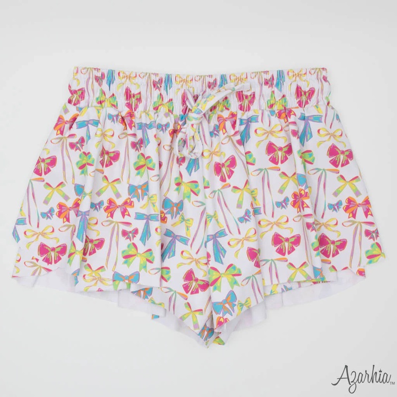 Azarhia Butterfly Shorts - Neon Bows
