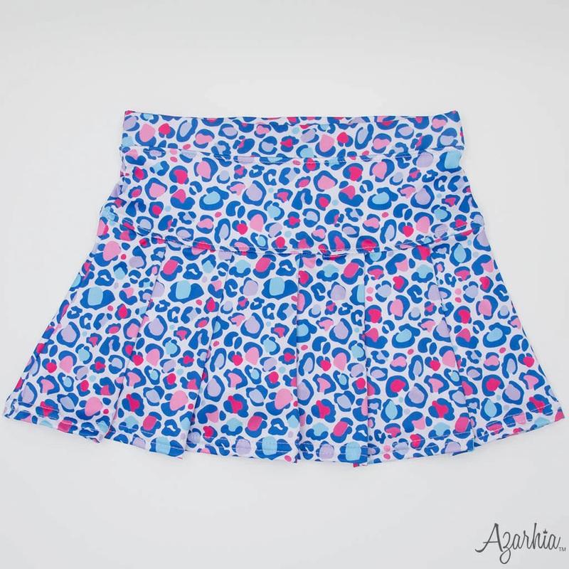 Azarhia Leopard Chic Tennis Skort