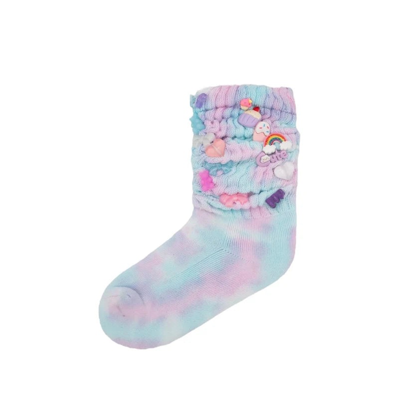 Bari Lynn Tie-dye Charmed Socks