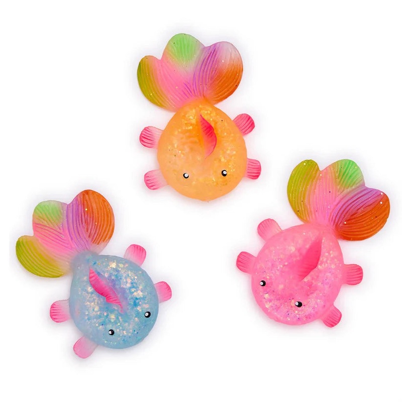 Guppy Squishy Glitter Fish Sensory Toy