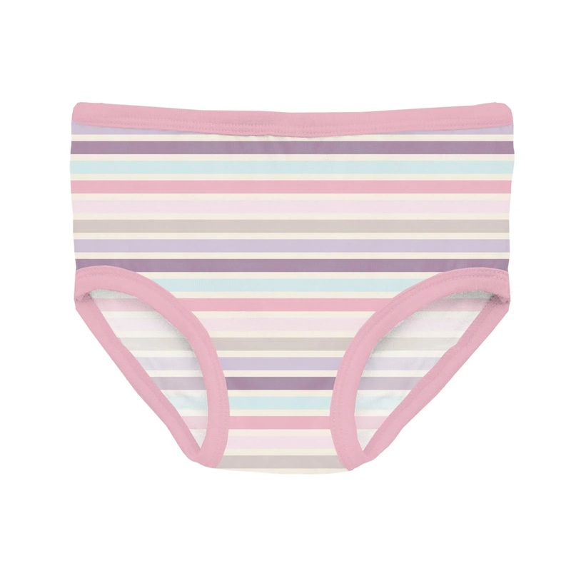 Kickee Girl's Underwear - Ice Cream Stripe