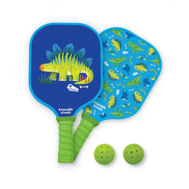 Kids Pickle Ball Set - Dinosaur
