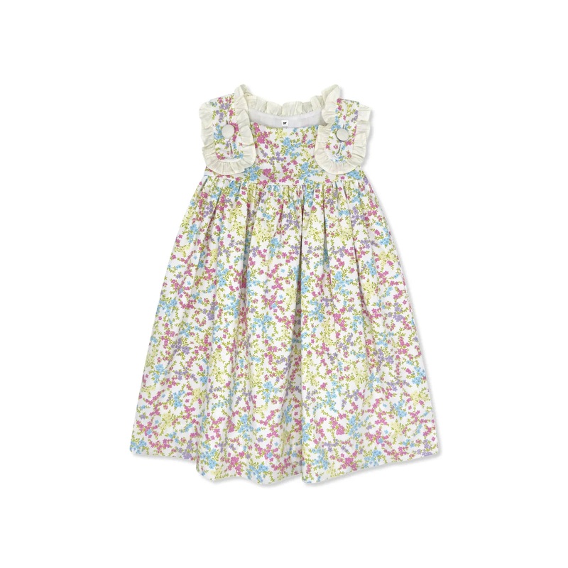 Lullaby Set Frances Flap Dress - Bellflower Blossom