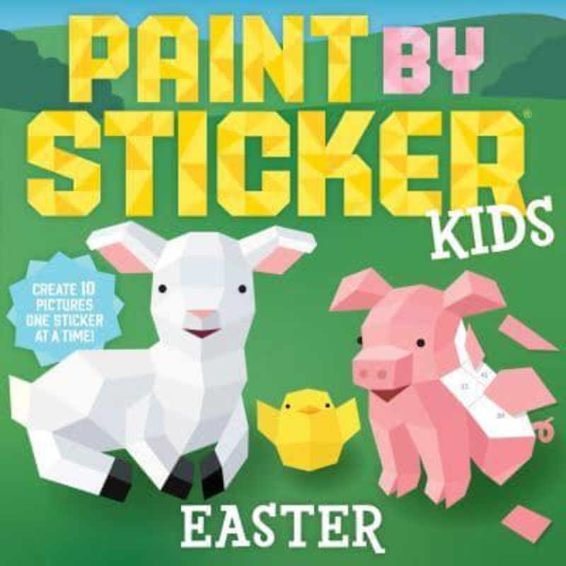 Paint By Sticker Kids Activity Book - Easter