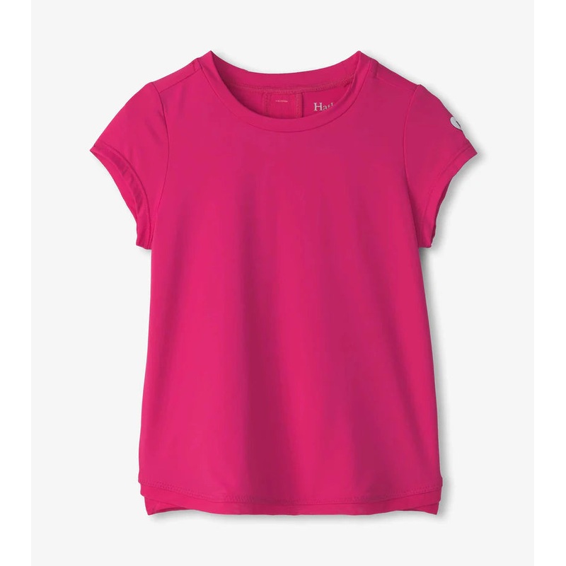 Pink Yarrow Mesh Trim Tee