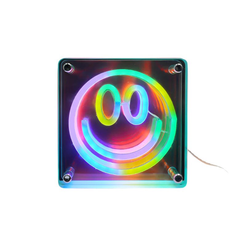 Smiley Face 3D Effect LED Sign