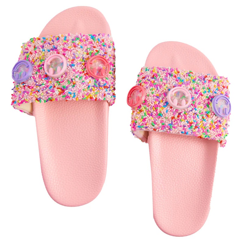 Sprinkle Smile Charm Slides