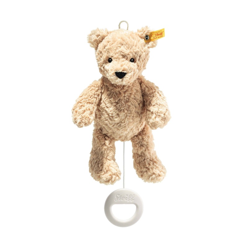 Steiff Jimmy Teddy Bear Music Box Pull Toy