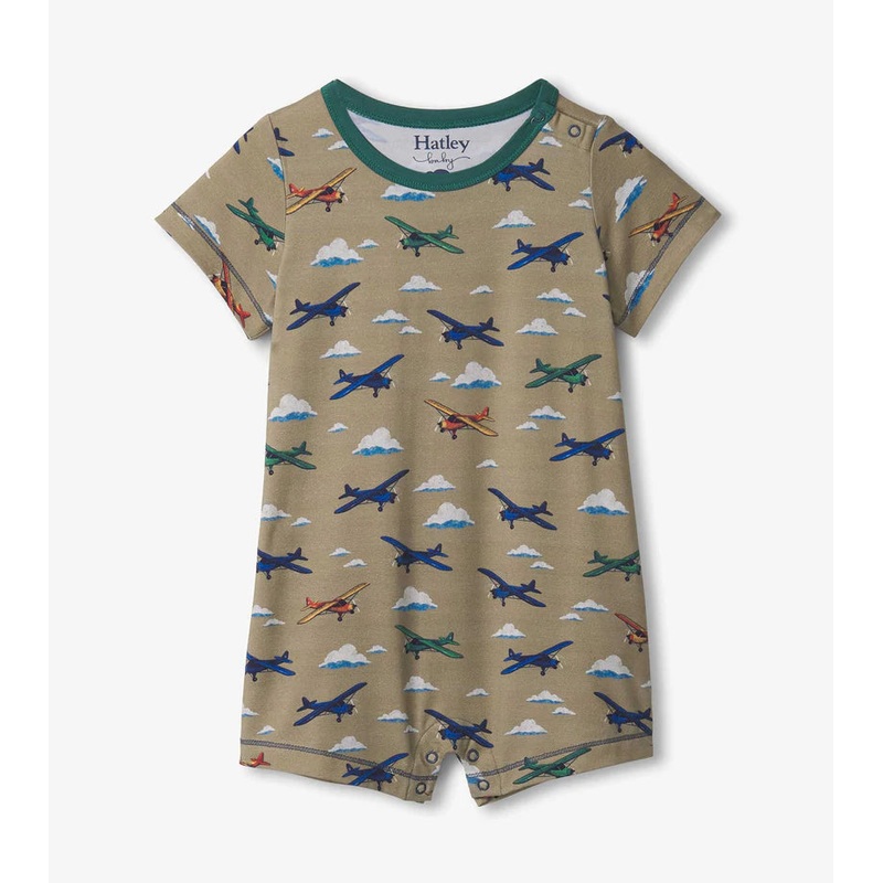 Hatley Airplanes Bamboo Romper