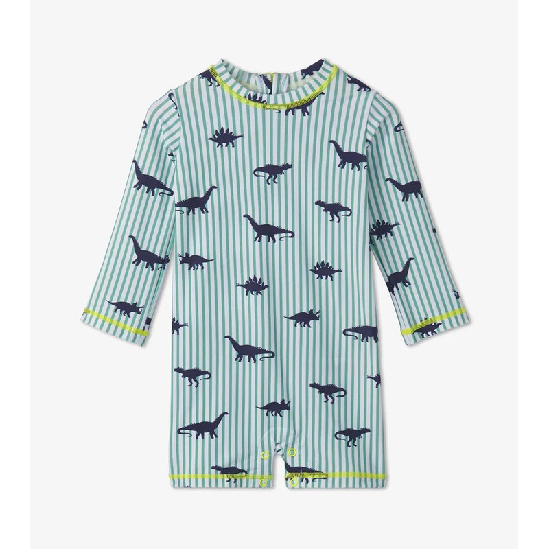 Hatley Dino Stripes One Piece Rash Guard
