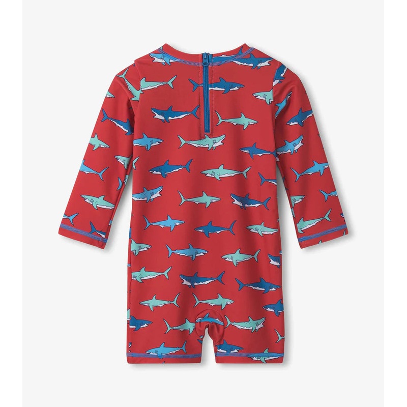 Hatley Hungry Sharks One Piece Rashguard
