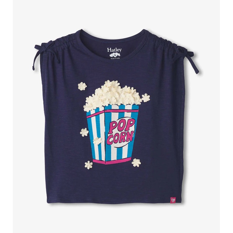 Hatley Pop Corn Cinched Shoulder Top