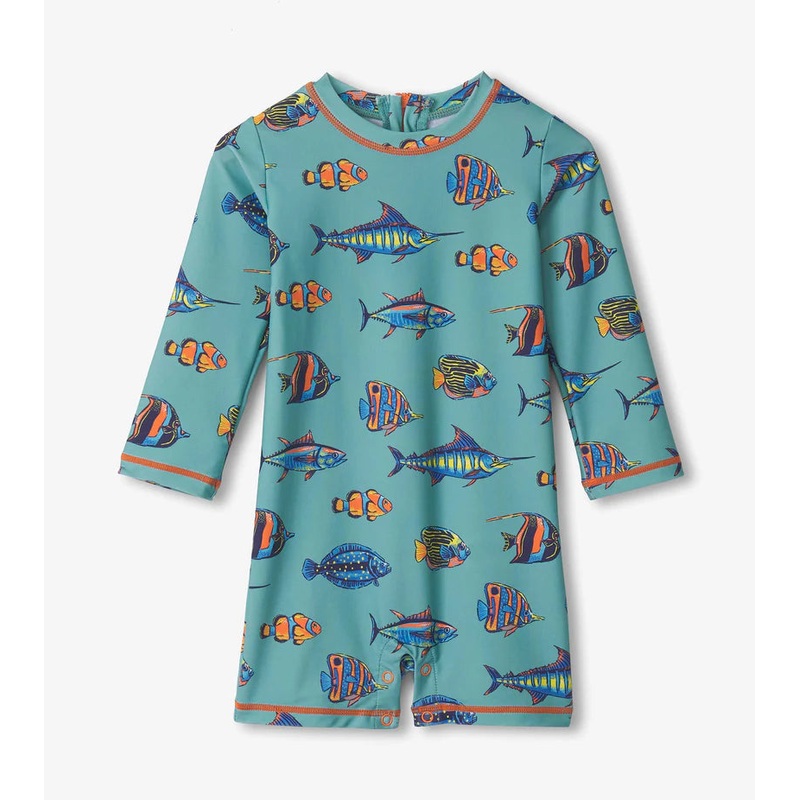 Hatley Tropical Fish One Piece Rashguard