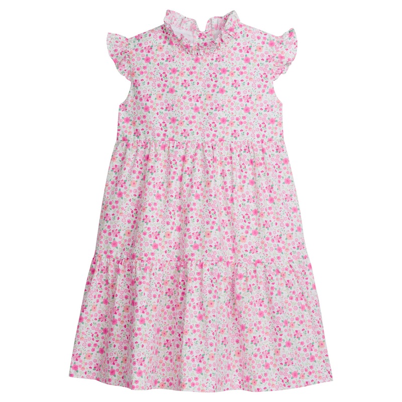 Little English Tiered Charleston Dress - Fairway Floral