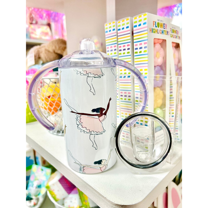 Magnolia and Cypress Ballerina Sippy Cup Two Lid