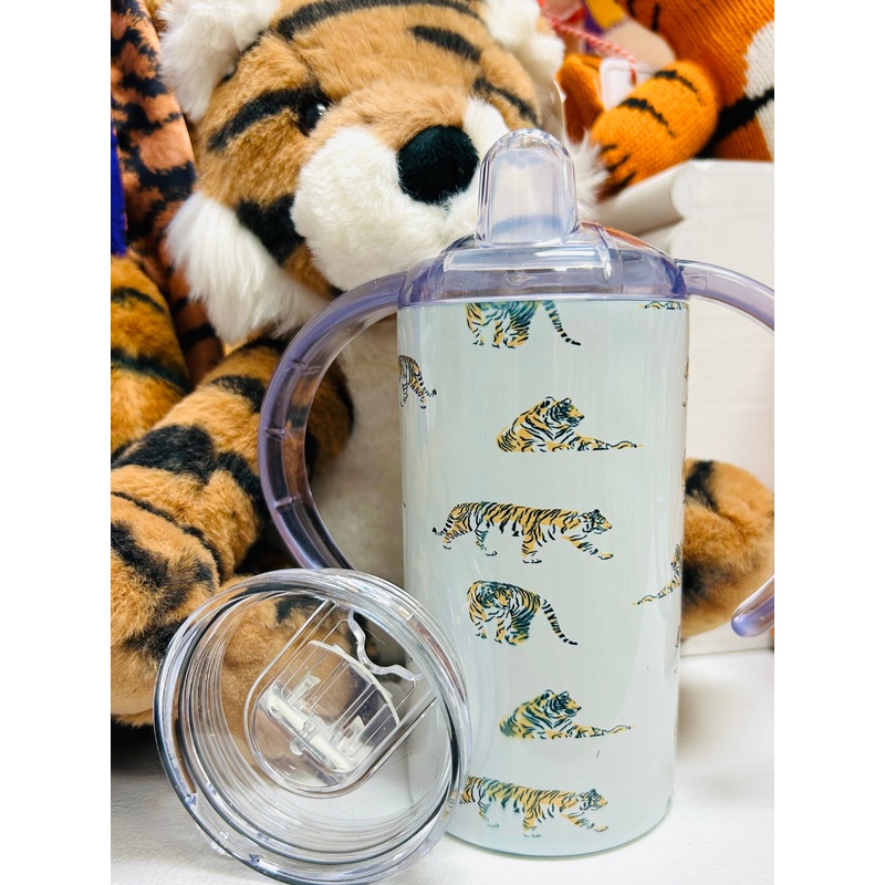 Magnolia and Cypress Tiger Sippy Cup Two Lid