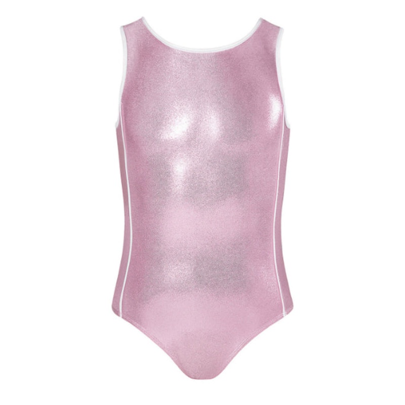 Meg Spliced Tank Leotard - Candy Pink