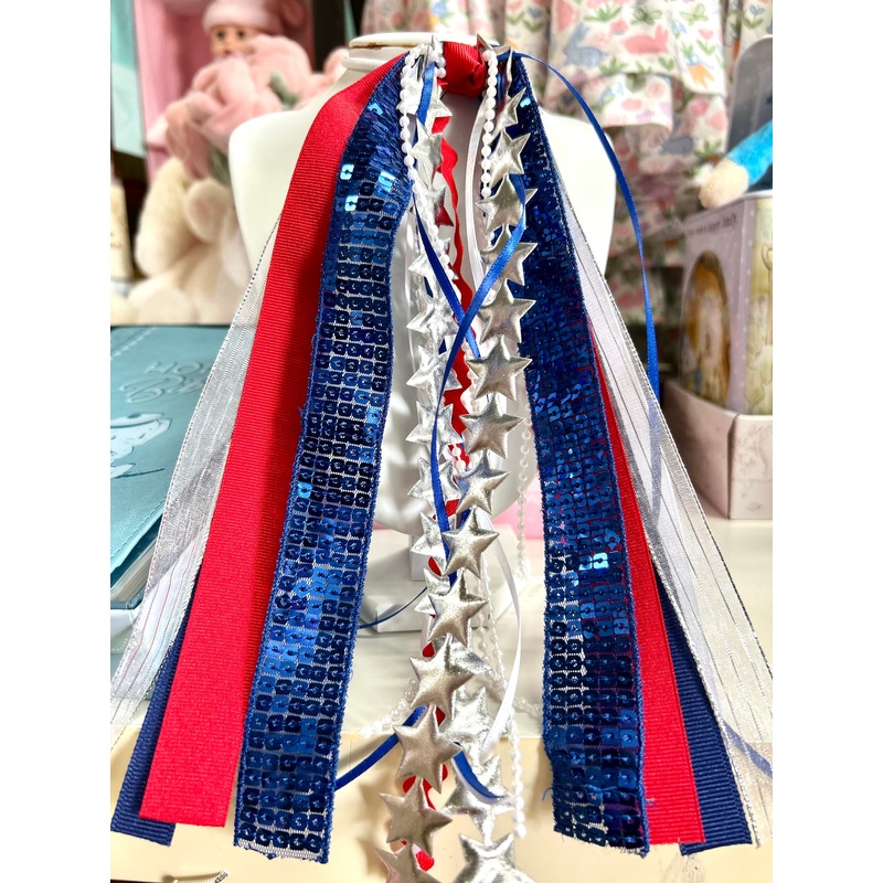 Pony Tail Streamers - Patriotic