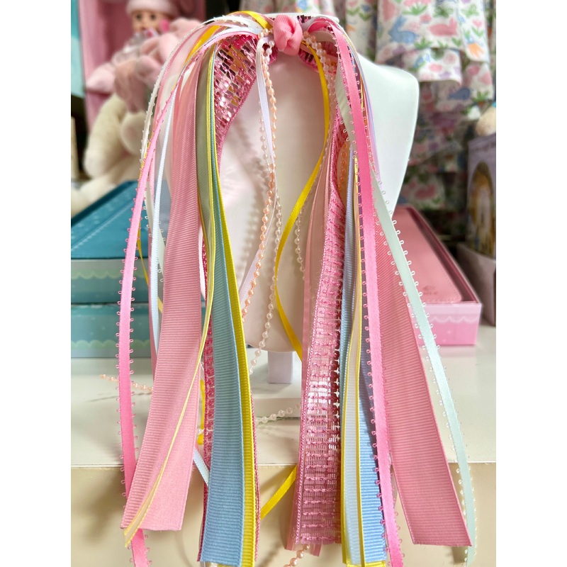 Pony Tail Streamers - Spring Bright Pastels