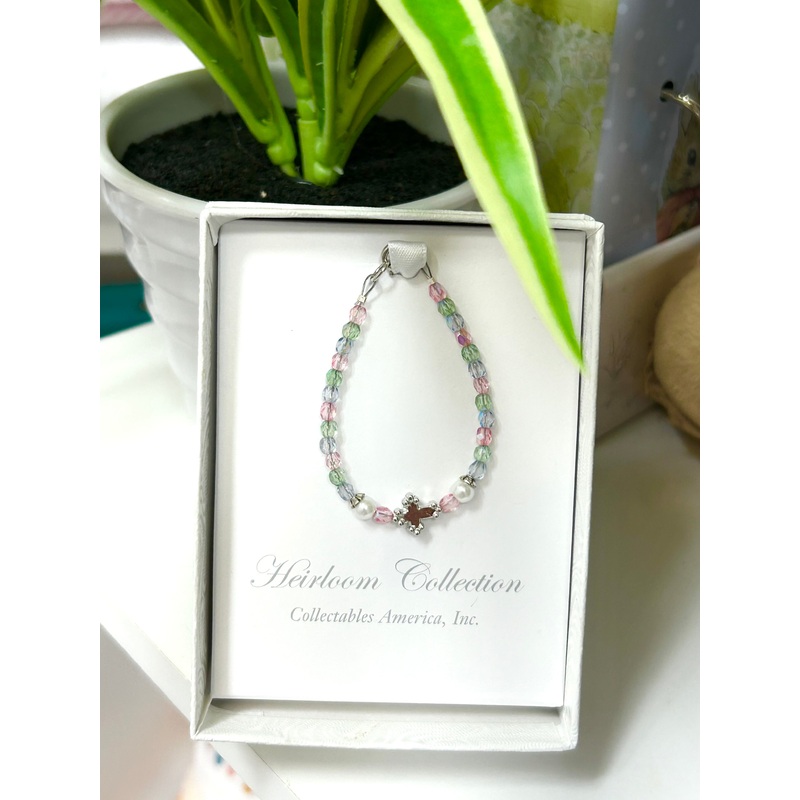 Rainbow Cross Bracelet