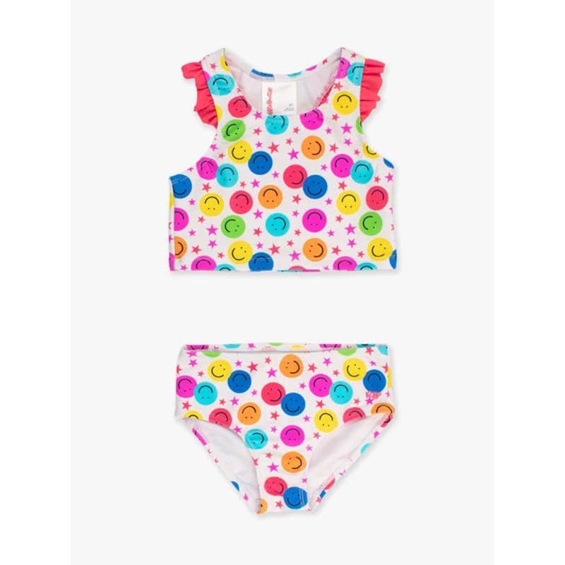 Rufflebutts Star Smile Racerback Flutter Tankini